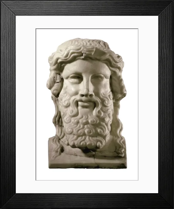 Framed Print : Head of Hermes. 4th c. BC. Classical Greek art Framed Print : Head of Hermes. 4th c. BC. Classical Greek art