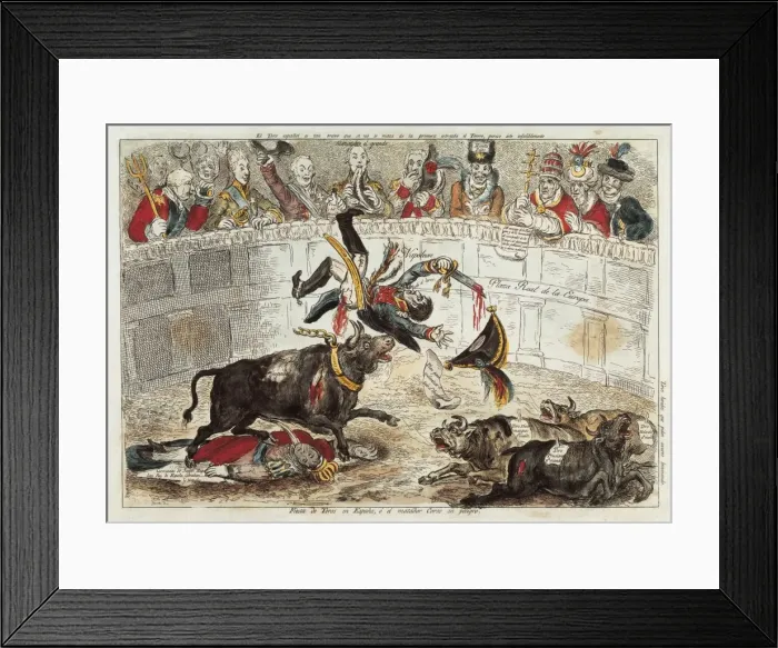 Framed Print : Spain. Peninsular War (1808-1814). Fiesta de Framed Print : Spain. Peninsular War (1808-1814). Fiesta de
