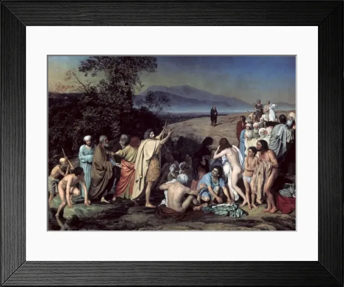 Framed Print : IVANOV, Alexander Andre略itch (1806-1858). Christ Framed Print : IVANOV, Alexander Andre略itch (1806-1858). Christ