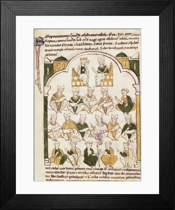 Framed Print : Council of Toledo (6th-7th c. ). Picture from Framed Print : Council of Toledo (6th-7th c. ). Picture from