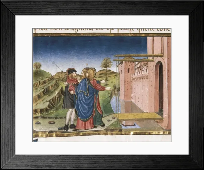 Framed Print : DE PREDIS, Cristoforo (1440-1486). Stories of Framed Print : DE PREDIS, Cristoforo (1440-1486). Stories of