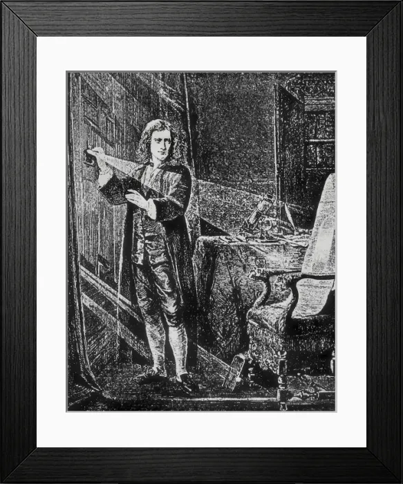 Framed Print : Newton, Sir Isaac (1642-1727). English mathematician Framed Print : Newton, Sir Isaac (1642-1727). English mathematician
