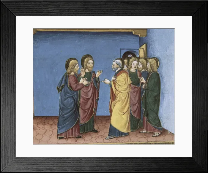 Framed Print : DE PREDIS, Cristoforo (1440-1486). Stories of Framed Print : DE PREDIS, Cristoforo (1440-1486). Stories of