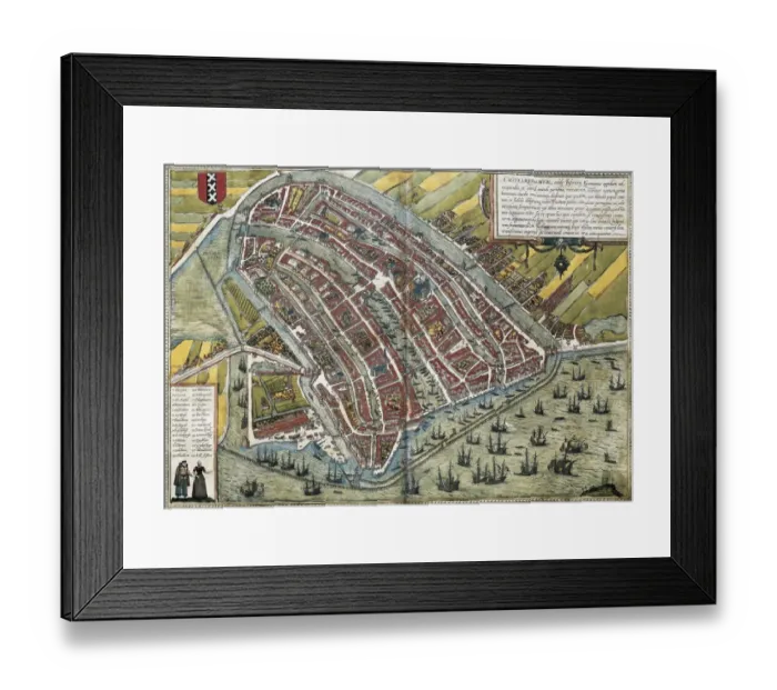 Framed Print : ORTELIUS, Abraham (1527-1598); BRAUN, George Framed Print : ORTELIUS, Abraham (1527-1598); BRAUN, George