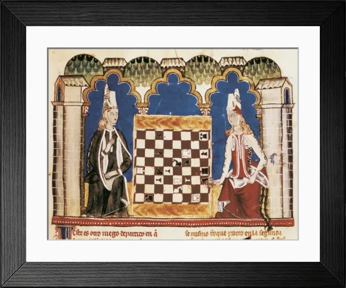 Framed Print : Alfonso X, called The Wise (1221-1284). Libro Framed Print : Alfonso X, called The Wise (1221-1284). Libro