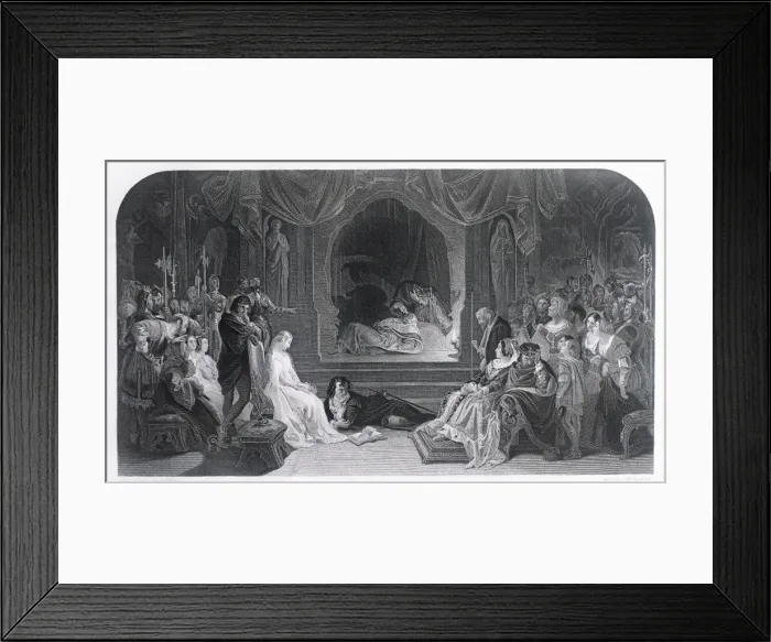 Framed Print : MACLISE, Daniel (1806-1870); SHAKESPEARE, William Framed Print : MACLISE, Daniel (1806-1870); SHAKESPEARE, William