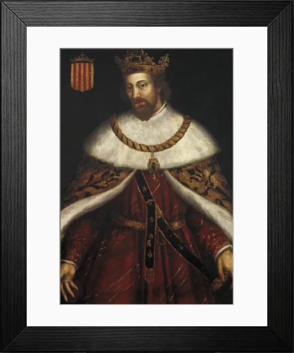 Framed Print : James I the Conqueror. ca. 1587-1588. Oil on Framed Print : James I the Conqueror. ca. 1587-1588. Oil on