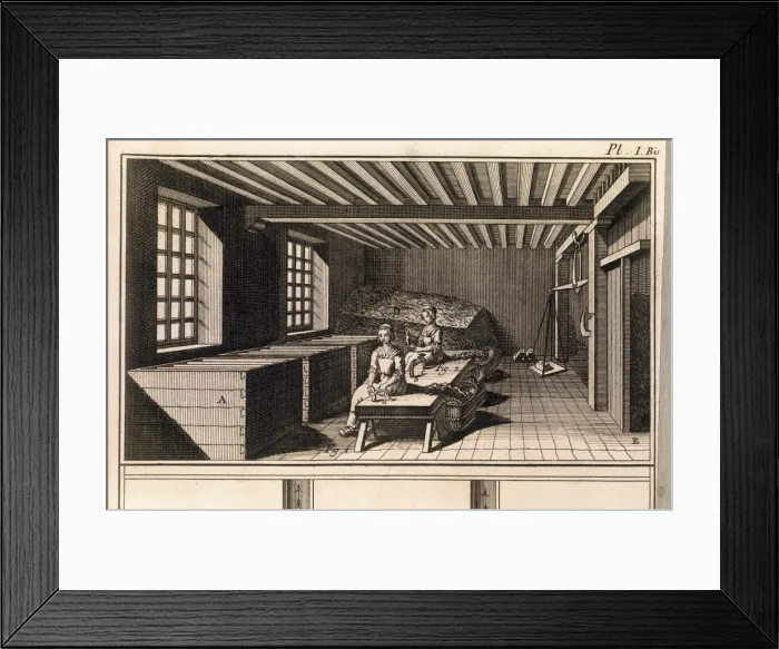 Framed Print : Pharmaceutical laboratory. Picture of the Enciclop餩e Framed Print : Pharmaceutical laboratory. Picture of the Enciclop餩e