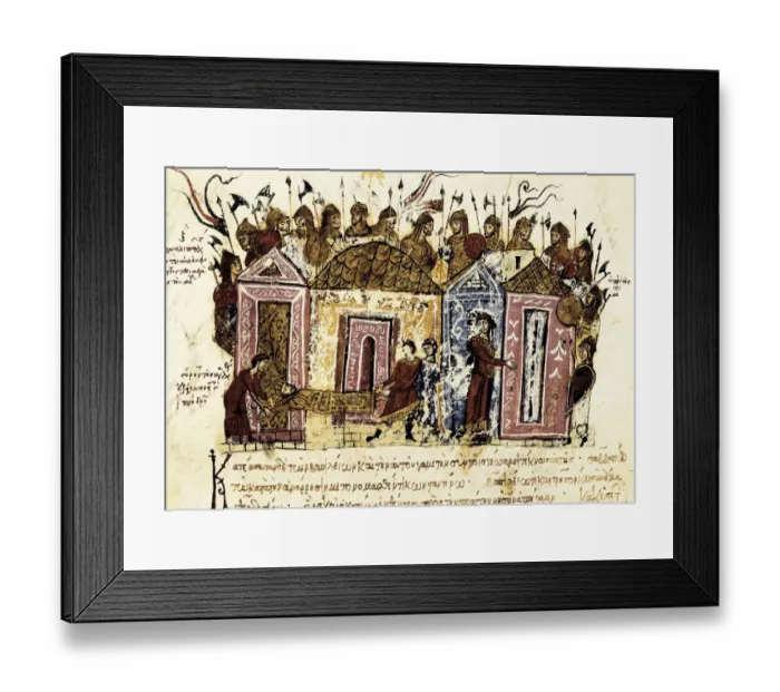 Framed Print : SKYLITZER, John (9th century). Madrid Skylitzes Framed Print : SKYLITZER, John (9th century). Madrid Skylitzes