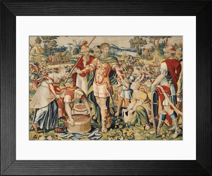 Framed Print : The History of Hannibal: The plunder of Cannae Framed Print : The History of Hannibal: The plunder of Cannae