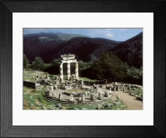 Framed Print : Tholos of the Sanctuary of Athena Pronaia. ca Framed Print : Tholos of the Sanctuary of Athena Pronaia. ca