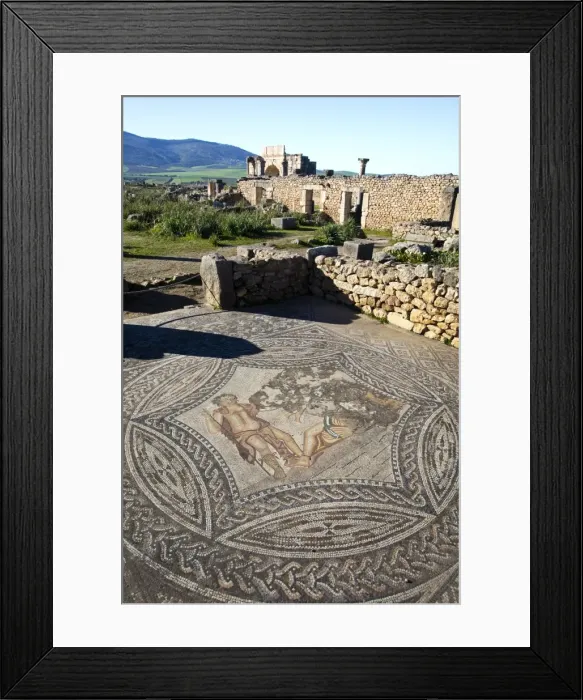 Framed Print : MOROCCO. Volubilis. Ruins of the Roman city Framed Print : MOROCCO. Volubilis. Ruins of the Roman city