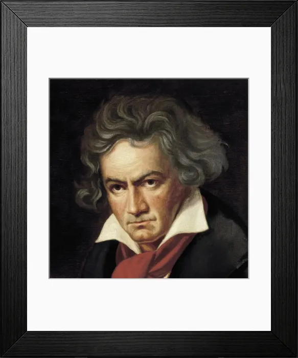 Framed Print : STIELER, Joseph Karl (1781-1858). Ludwig Van Framed Print : STIELER, Joseph Karl (1781-1858). Ludwig Van