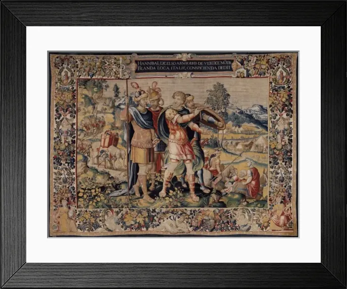 Framed Print : The History of Hannibal: The crossing of Framed Print : The History of Hannibal: The crossing of