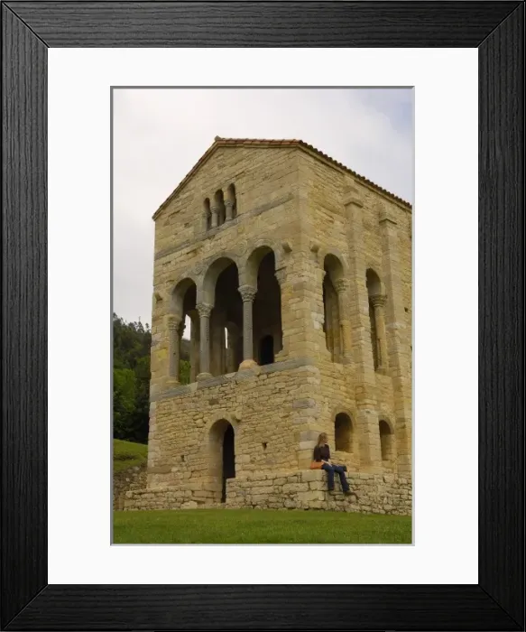 Framed Print : SPAIN. Oviedo. Church of Santa Mardel Naranco Framed Print : SPAIN. Oviedo. Church of Santa Mardel Naranco