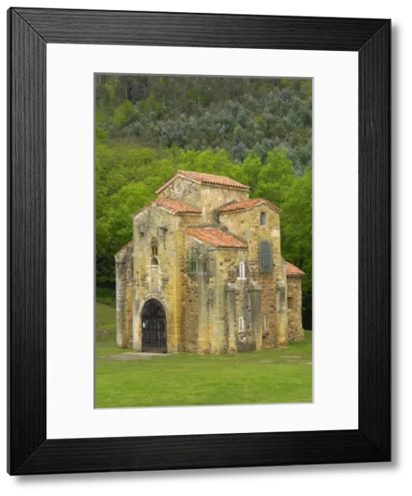 Framed Print : SPAIN. Oviedo. Church of St. Michael of Lillo Framed Print : SPAIN. Oviedo. Church of St. Michael of Lillo