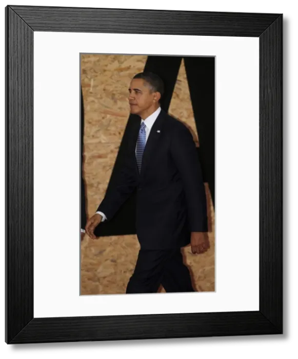 Framed Print : PORTUGAL. Lisbon. United States President Barack Framed Print : PORTUGAL. Lisbon. United States President Barack