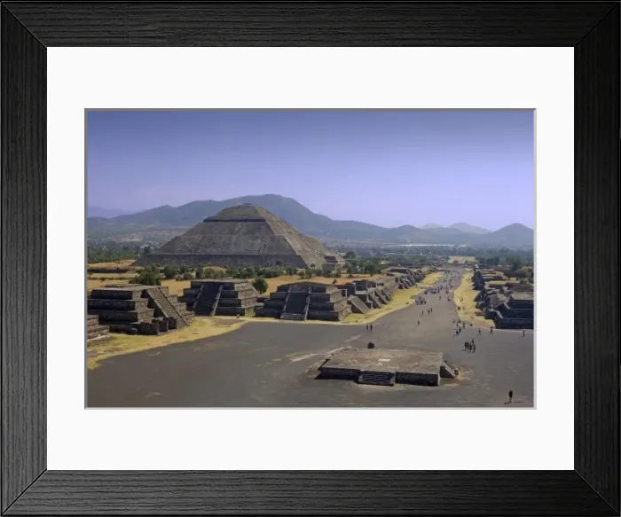 Framed Print : MEXICO. STATE OF MEXICO. TeotihuacᮮAvenue Framed Print : MEXICO. STATE OF MEXICO. TeotihuacᮮAvenue