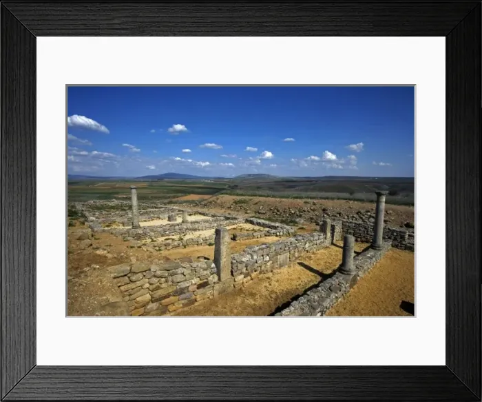 Framed Print : SPAIN. Garray. View of the Celtiberian-Roman Framed Print : SPAIN. Garray. View of the Celtiberian-Roman