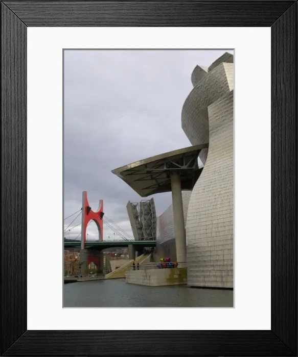 Framed Print : SPAIN. Bilbao. Guggenheim Museum Bilbao. Exterior Framed Print : SPAIN. Bilbao. Guggenheim Museum Bilbao. Exterior