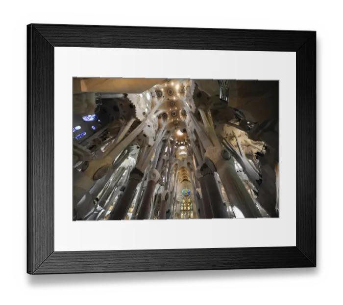 Framed Print : SPAIN. Barcelona. Expiatory Church of the Holy Framed Print : SPAIN. Barcelona. Expiatory Church of the Holy