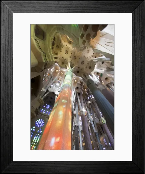 Framed Print : SPAIN. Barcelona. Expiatory Church of the Holy Framed Print : SPAIN. Barcelona. Expiatory Church of the Holy