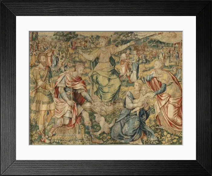 Framed Print : The Seven Virtues: The Justice. ca. 1560 - 1570 Framed Print : The Seven Virtues: The Justice. ca. 1560 - 1570