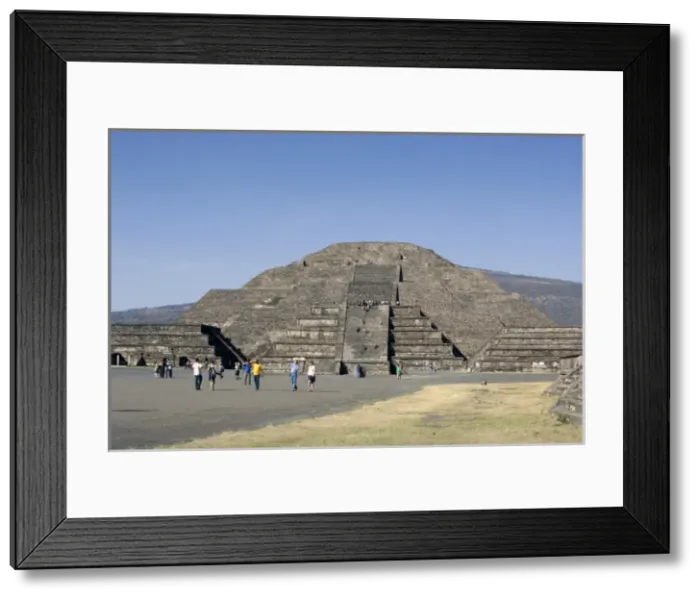 Framed Print : MEXICO. STATE OF MEXICO. TeotihuacᮮThe Moon Framed Print : MEXICO. STATE OF MEXICO. TeotihuacᮮThe Moon