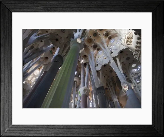 Framed Print : SPAIN. Barcelona. Expiatory Church of the Holy Framed Print : SPAIN. Barcelona. Expiatory Church of the Holy