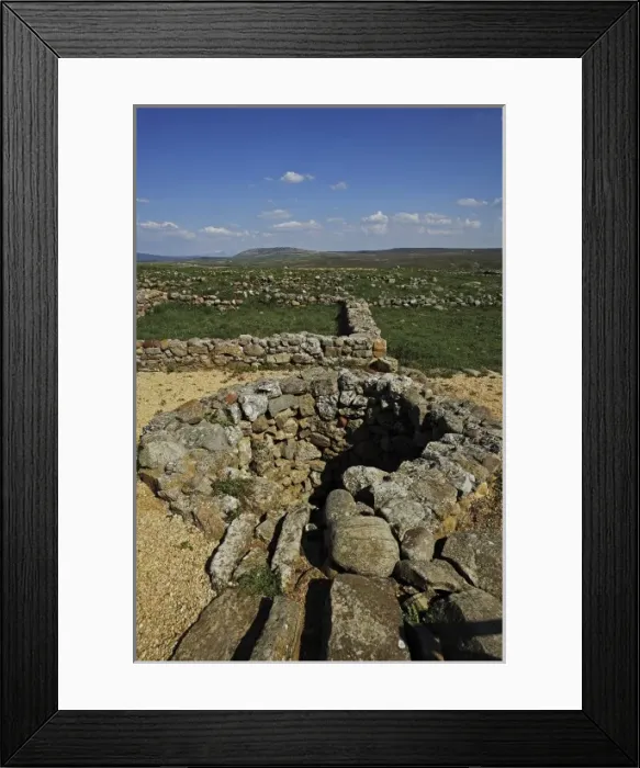 Framed Print : SPAIN. Garray. View of the Celtiberian-Roman Framed Print : SPAIN. Garray. View of the Celtiberian-Roman