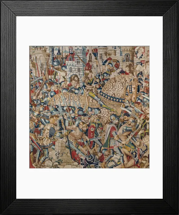 Framed Print : The Trojan War: The Destruction of Troy. ca Framed Print : The Trojan War: The Destruction of Troy. ca