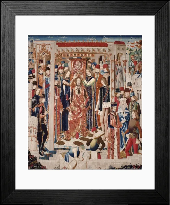 Framed Print : Tarquinius Priscus. ca. 1475. History of Framed Print : Tarquinius Priscus. ca. 1475. History of