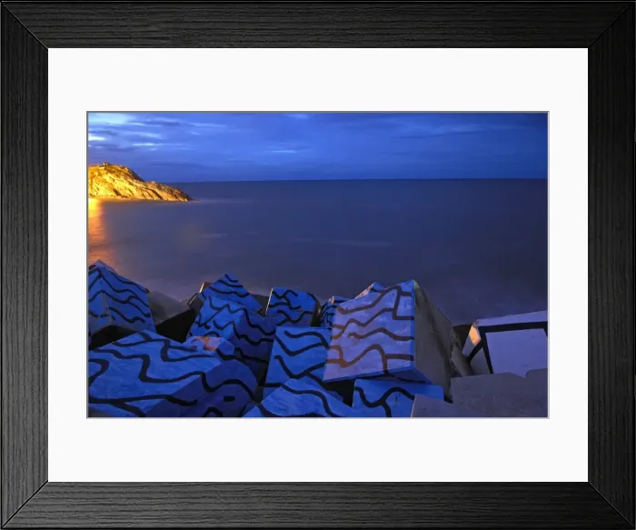 Framed Print : SPAIN. Llanes. Cubos de la memoria (The Cubes Framed Print : SPAIN. Llanes. Cubos de la memoria (The Cubes