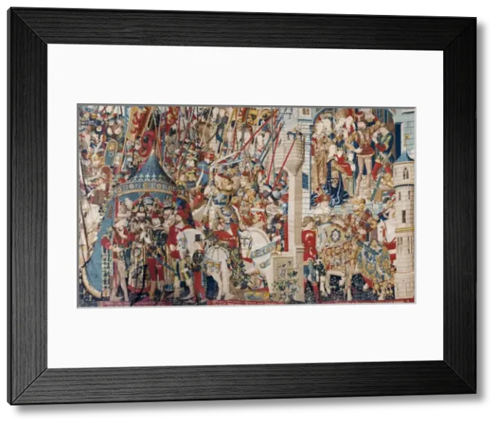 Framed Print : The Trojan War: Achilles Tent. ca. 1470. Interview Framed Print : The Trojan War: Achilles Tent. ca. 1470. Interview