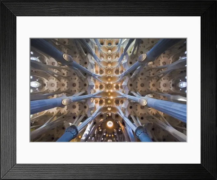 Framed Print : SPAIN. Barcelona. Expiatory Church of the Holy Framed Print : SPAIN. Barcelona. Expiatory Church of the Holy