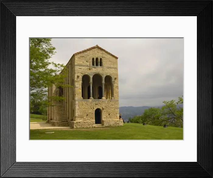 Framed Print : SPAIN. Oviedo. Church of Santa Mar Framed Print : SPAIN. Oviedo. Church of Santa Mar