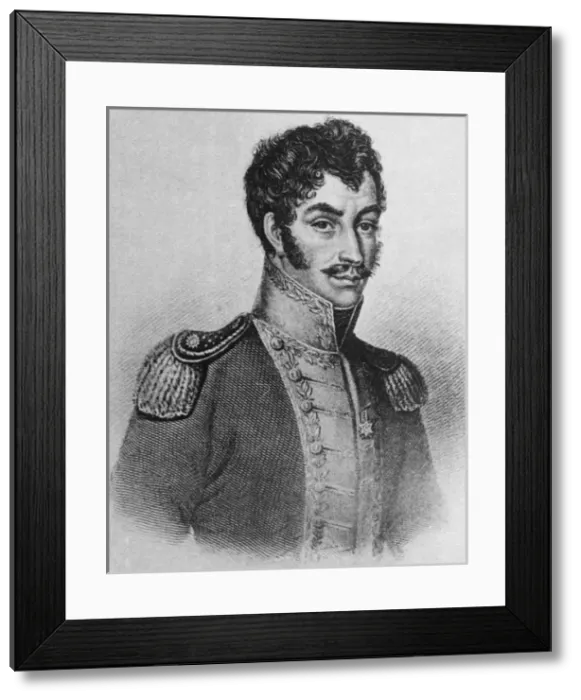 Framed Print : BOLIVAR, Sim1783-1830). Venezuelan military Framed Print : BOLIVAR, Sim1783-1830). Venezuelan military