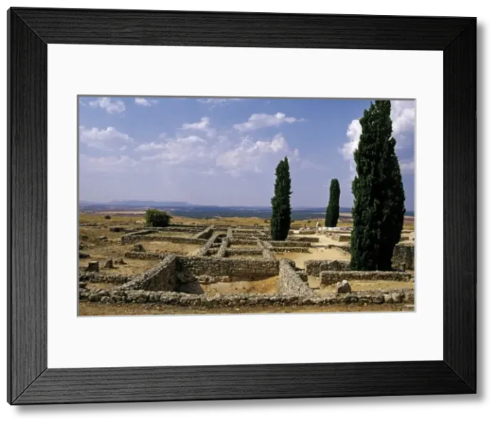 Framed Print : SPAIN. Pea de Castro. Clunia Sulpicia. Roman Framed Print : SPAIN. Pea de Castro. Clunia Sulpicia. Roman