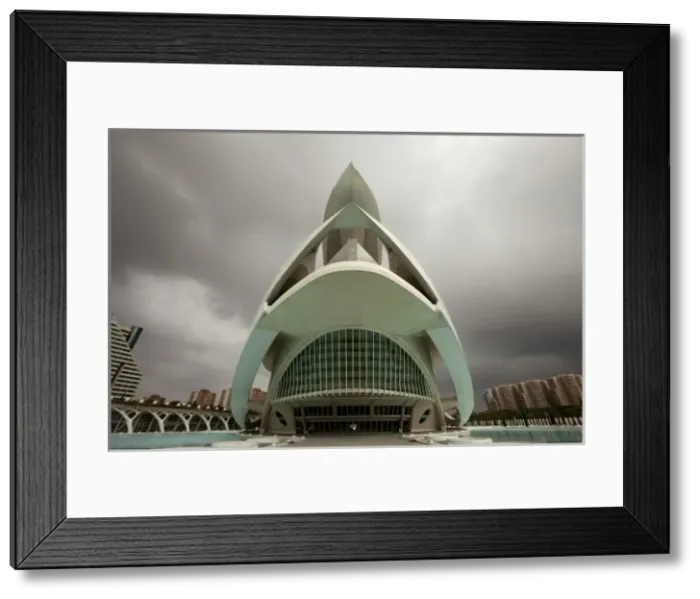 Framed Print : CALATRAVA, Santiago (1951). Reina Sofia Palace Framed Print : CALATRAVA, Santiago (1951). Reina Sofia Palace