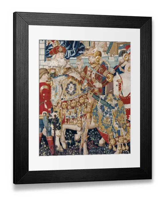 Framed Print : The Trojan War: Achilles Tent. ca. 1470. Right Framed Print : The Trojan War: Achilles Tent. ca. 1470. Right