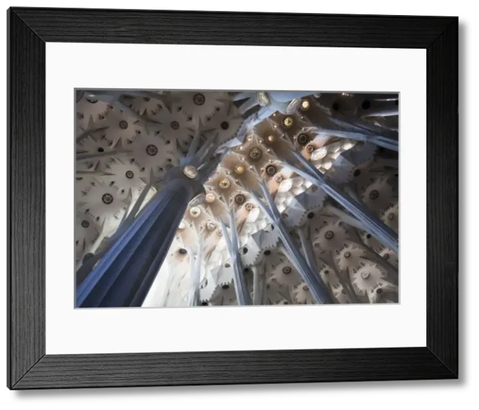 Framed Print : SPAIN. Barcelona. Expiatory Church of the Holy Framed Print : SPAIN. Barcelona. Expiatory Church of the Holy