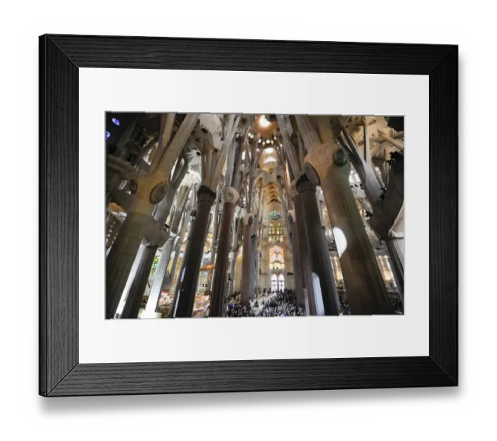 Framed Print : SPAIN. Barcelona. Expiatory Church of the Holy Framed Print : SPAIN. Barcelona. Expiatory Church of the Holy