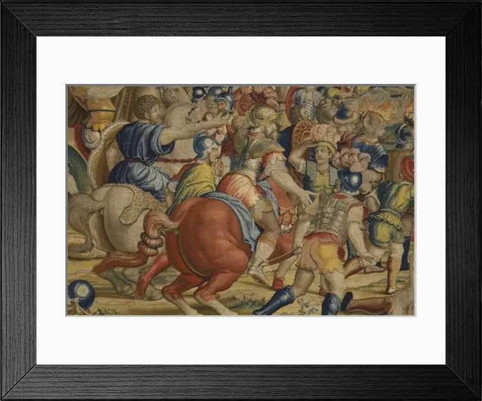 Framed Print : Battle of Zama. 16th c. SPAIN. Madrid. Royal Framed Print : Battle of Zama. 16th c. SPAIN. Madrid. Royal