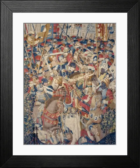 Framed Print : The Trojan War: Achilles Death. ca. 1470. Right Framed Print : The Trojan War: Achilles Death. ca. 1470. Right