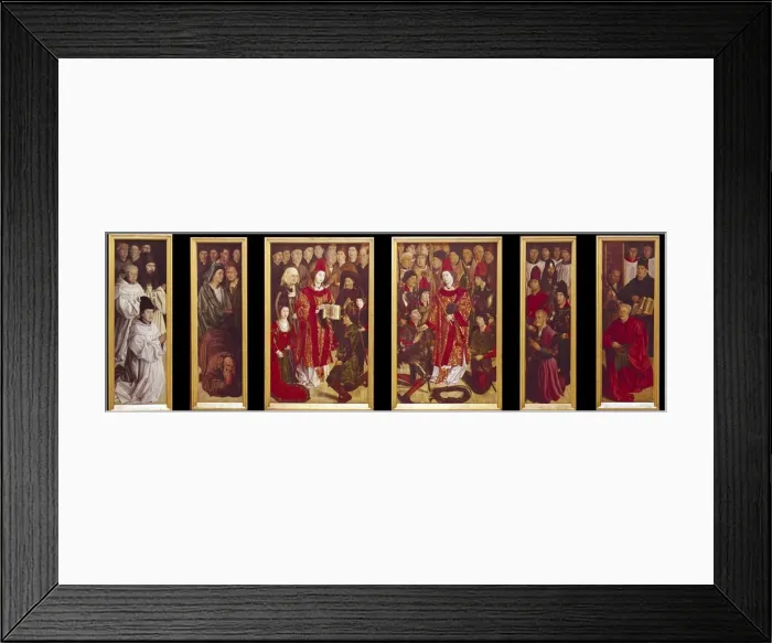 Framed Print : GONǁLVES, Nuno (1411-1471). Altarpiece of Saint Framed Print : GONǁLVES, Nuno (1411-1471). Altarpiece of Saint