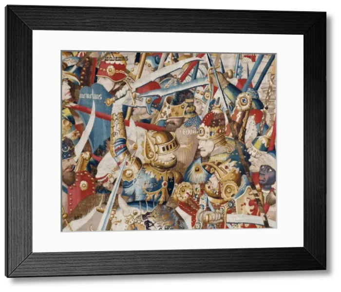 Framed Print : The Trojan War: Achilles Tent. ca. 1470. Central Framed Print : The Trojan War: Achilles Tent. ca. 1470. Central