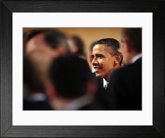 Framed Print : UNITED STATES OF AMERICA. US president Barack Framed Print : UNITED STATES OF AMERICA. US president Barack