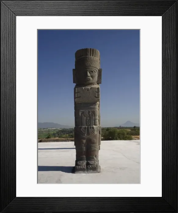 Framed Print : MEXICO. HIDALGO. Tula. Quetzalcoatl Temple Framed Print : MEXICO. HIDALGO. Tula. Quetzalcoatl Temple