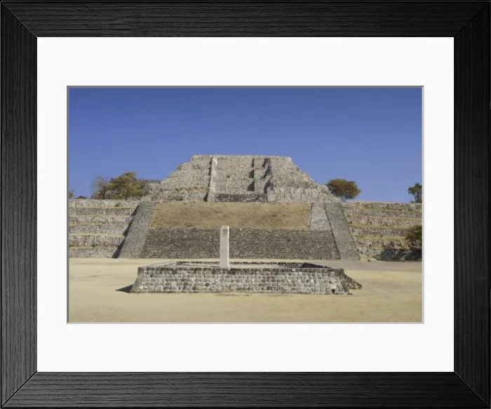 Framed Print : MEXICO. Xochicalco. Ceremonial Center. Pyramid Framed Print : MEXICO. Xochicalco. Ceremonial Center. Pyramid