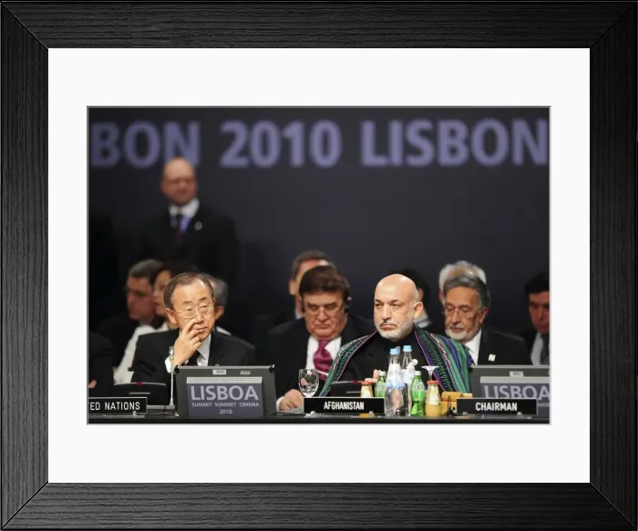 Framed Print : PORTUGAL. Lisbon. UN Secretary General Ban Ki-moon Framed Print : PORTUGAL. Lisbon. UN Secretary General Ban Ki-moon